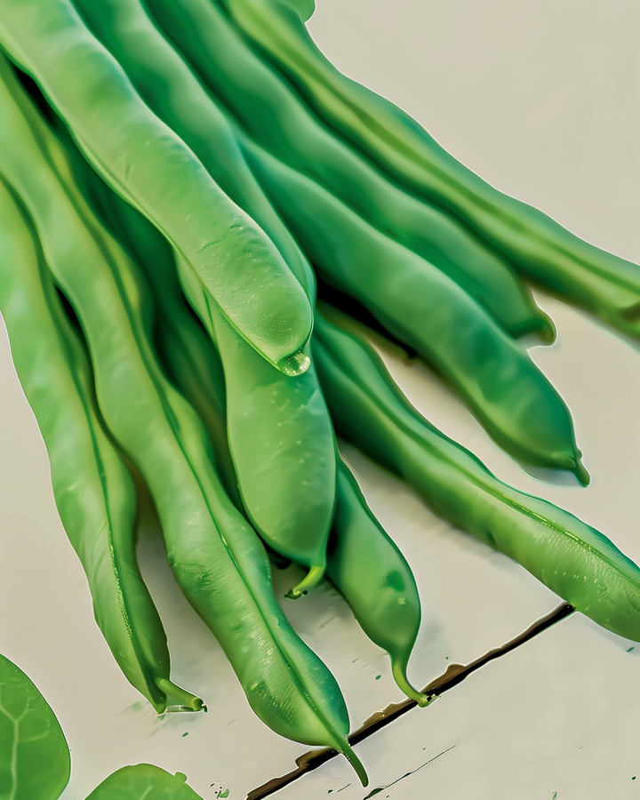 Organic Green Bean Seeds Phaseolus Vulgaris Climbing Snap Helda