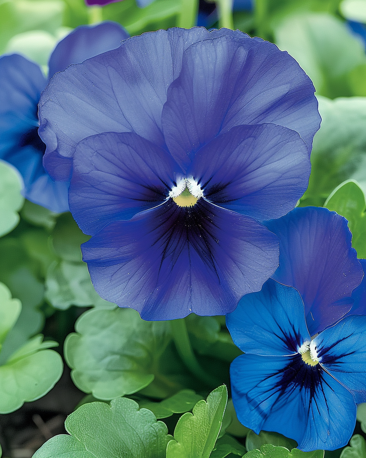 Viola Alpine Lake Blue Seeds Viola Wittrockiana Large Flowers