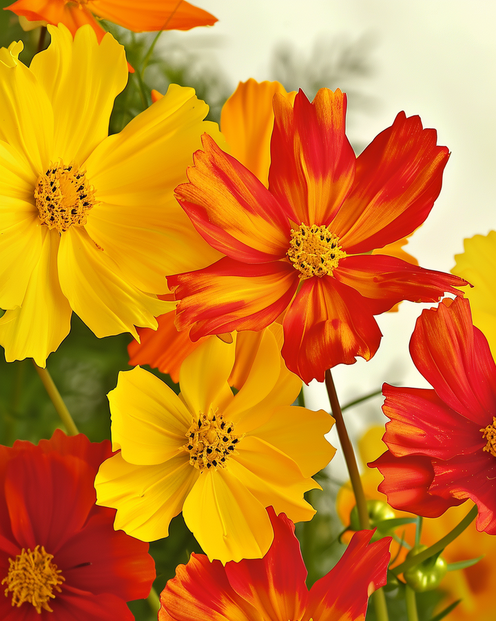 Cosmos Bright Lights Seeds Cosmos Sulphureus Vibrant Flower Mix
