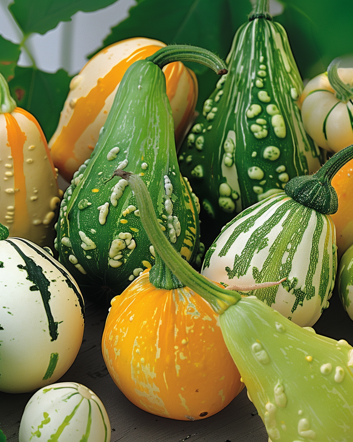 Ornamental Gourd Seeds Cucurbita Pepo Mixed Decorative Variety