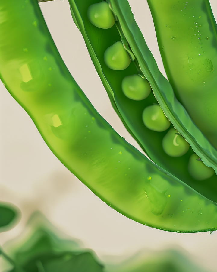 Organic Pea Seeds Pisum Sativum Early Large Tender Pods