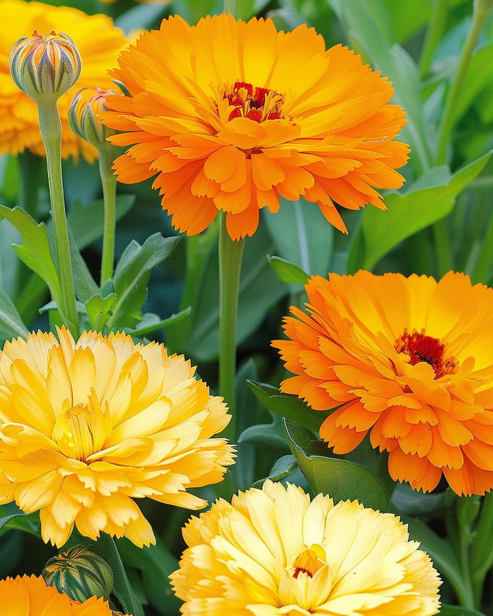 Marigold Seeds Calendula Officinalis Fiesta Gitana Mixed Annual