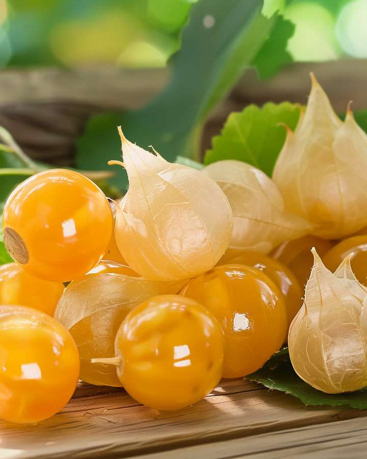 Cape Gooseberry Seeds Physalis Peruviana Golden Yellow Fruit Variety