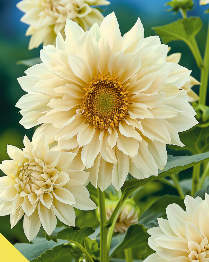 White Sunflower Seeds Helianthus Annuus Creamy Petal Variety