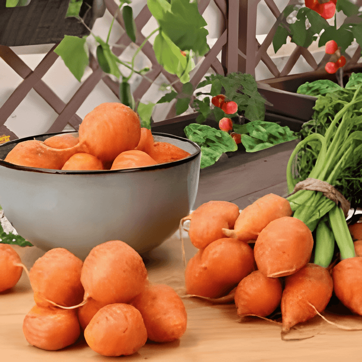 Carrot Paris Market Seeds Daucus Carota Juicy Sweet Vegetable