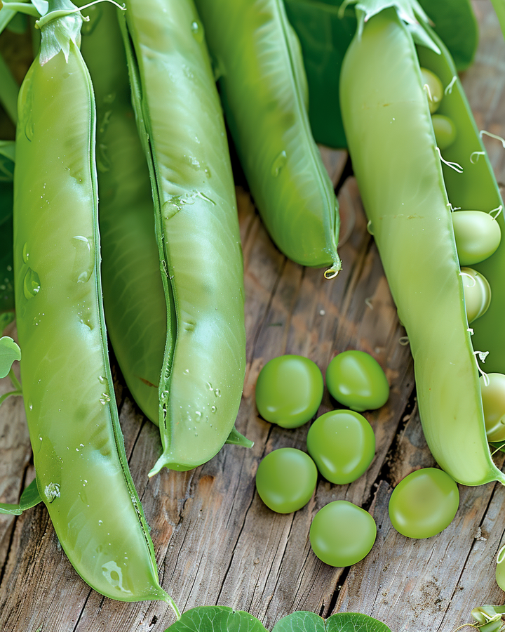 Sugar Peas Wonder Of America Seeds Pisum Sativum Dwarf Variety