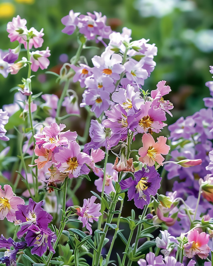 Schizanthus Wisetonensis Schizanthus Seeds Angel Wings Annual Flowers