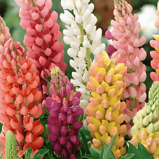 Lupine Minarette Seeds Lupinus Polyphyllus Pastel Colors Mix