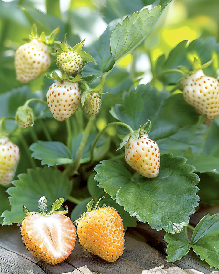 Wild Strawberry Seeds Fragaria Vesca Yellow Cream Sweet Flavor