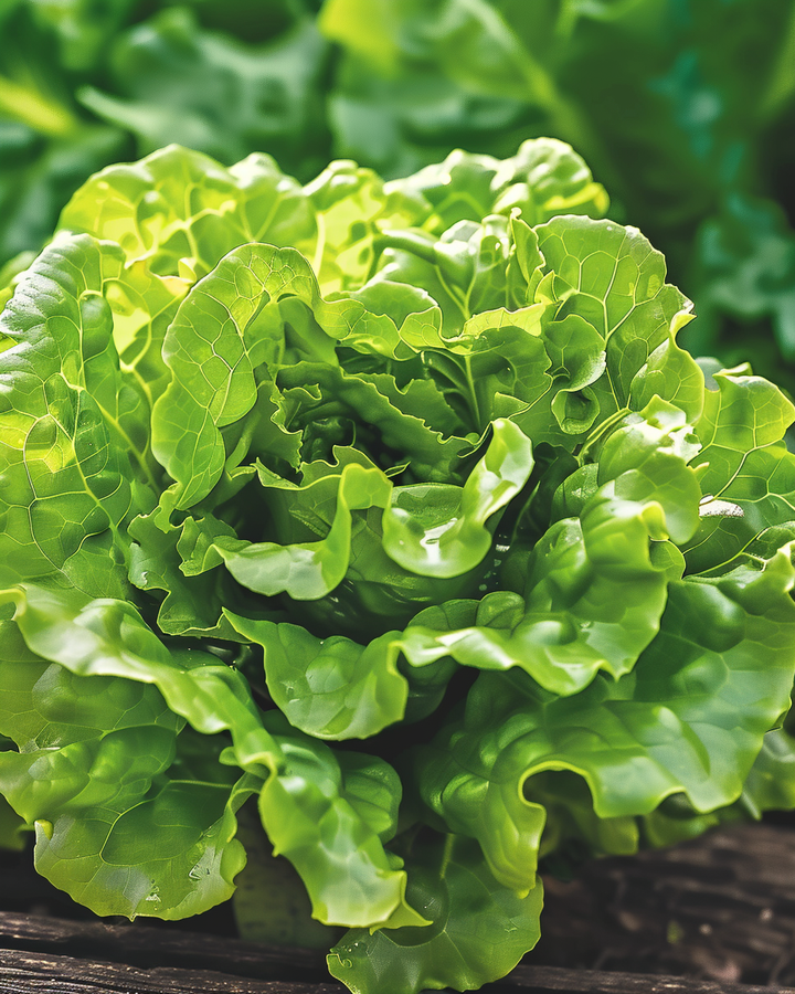 Black German Lettuce Seeds Lactuca Sativa Butter Leaf Variety