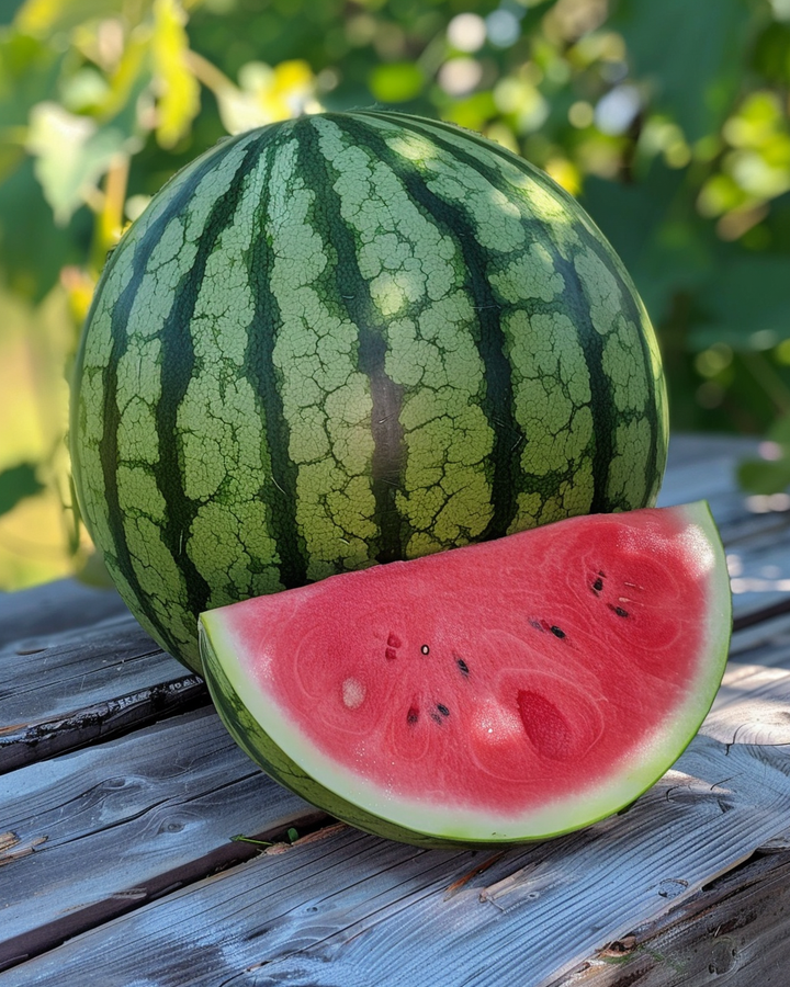 Crimson Sweet Watermelon Seeds Citrullus Lanatus Extra Sweet Juicy Red Flesh