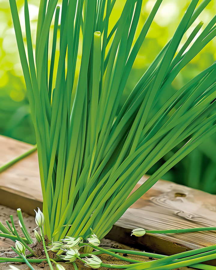 Chinese Garlic Chives Seeds Allium Tuberosum Culinary Herb Variety