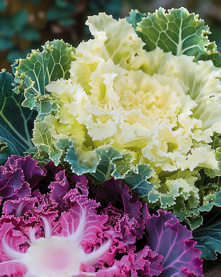 Ornamental Cabbage Seeds Brassica Oleracea Mixed Variety