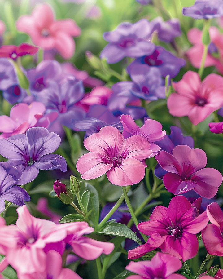 Viscaria Patio Mixed Seeds Viscaria Oculata Pink Purple Flowers