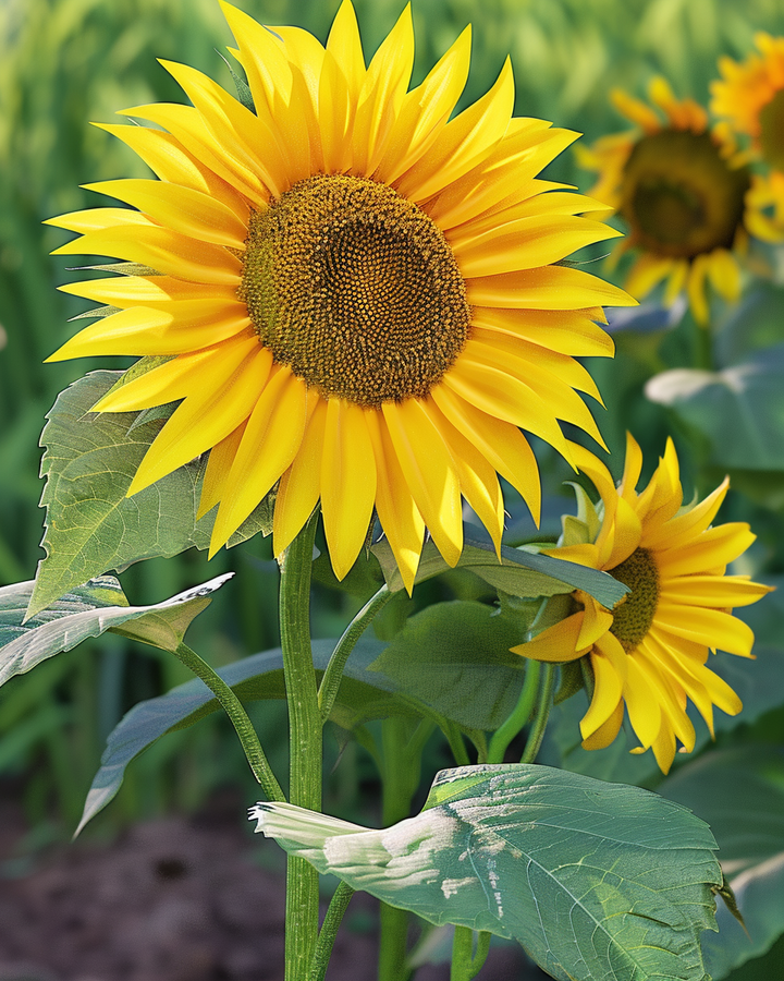 Dwarf Sunflower Seeds Helianthus Annuus Sunspot Yellow Variety