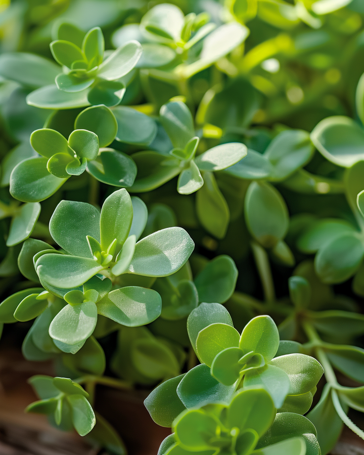 Corn Salad Seeds Portulaca Oleracea Green Purslane Vegetable Variety