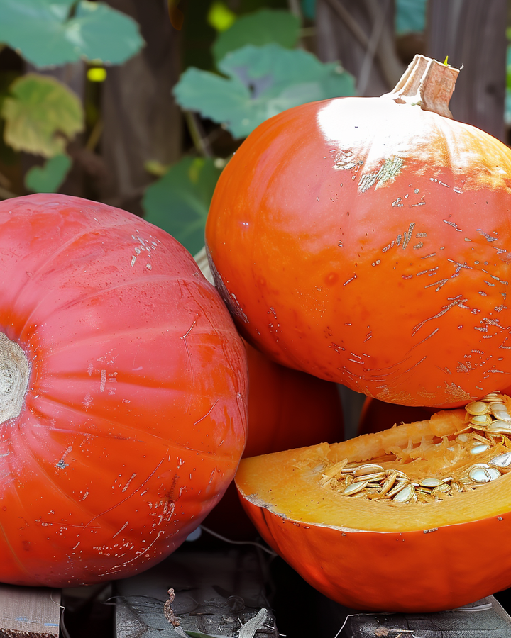 Pumpkin Seeds Cucurbita Maxima Orange Sun Sweet Hokkaido Variety