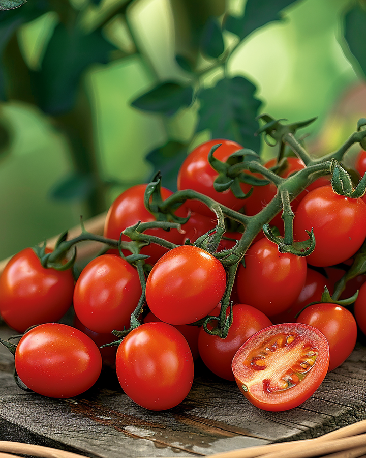 Snack Tomato Dattored F1 Seeds Solanum Lycopersicum High Yield