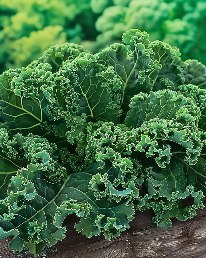 Kale Seeds Brassica Oleracea Medium Height Fine Curly Variety