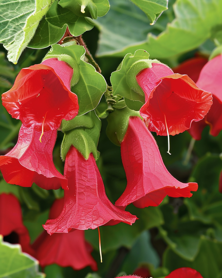 Climbing Flowers Seeds Asarina Wislizensis Red Dragon Carmine