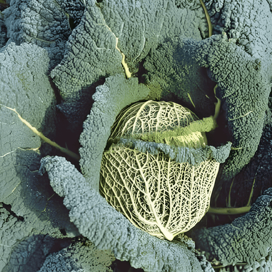 Savoy Cabbage Winterkoning 2 Brassica Oleracea Seeds Vegetables