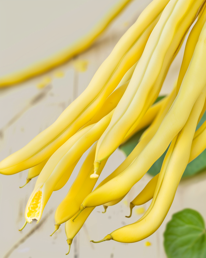 Organic Yellow Wax Bean Seeds Phaseolus Vulgaris 15g