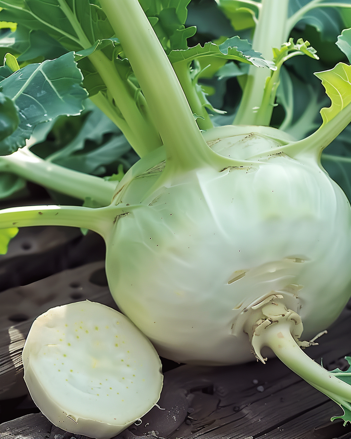 Kohlrabi Seeds Brassica Oleracea Lanro Early Bulb Variety