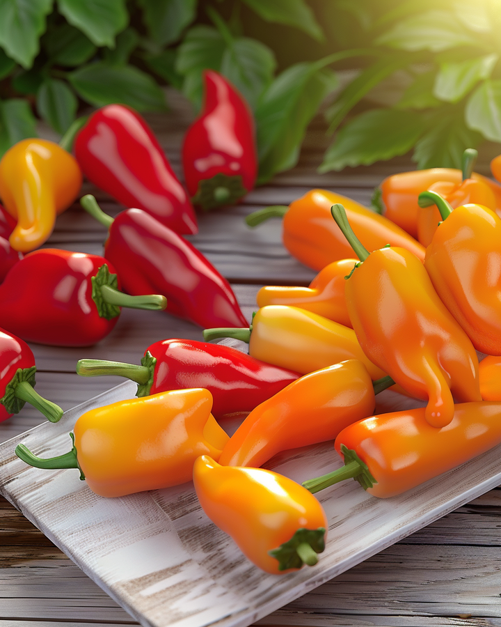 Snack Bell Pepper Seeds Mixed Colors Mini Sweet Peppers