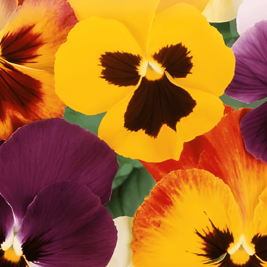 Viola Seeds Trimardeau Mixed Viola Wittrockiana Flowers