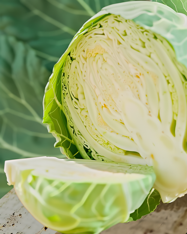 Organic White Cabbage Seeds Drago F1 Brassica Oleracea