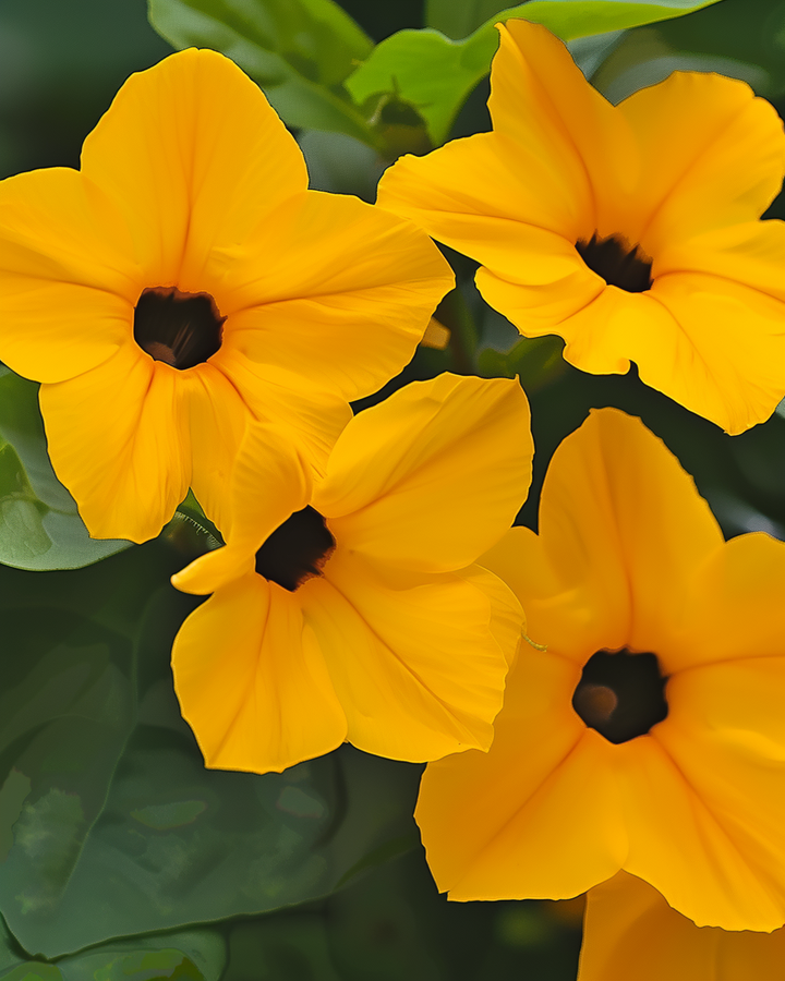 Thunbergia Seeds Thunbergia Alata Orange Yellow Flowers Annual