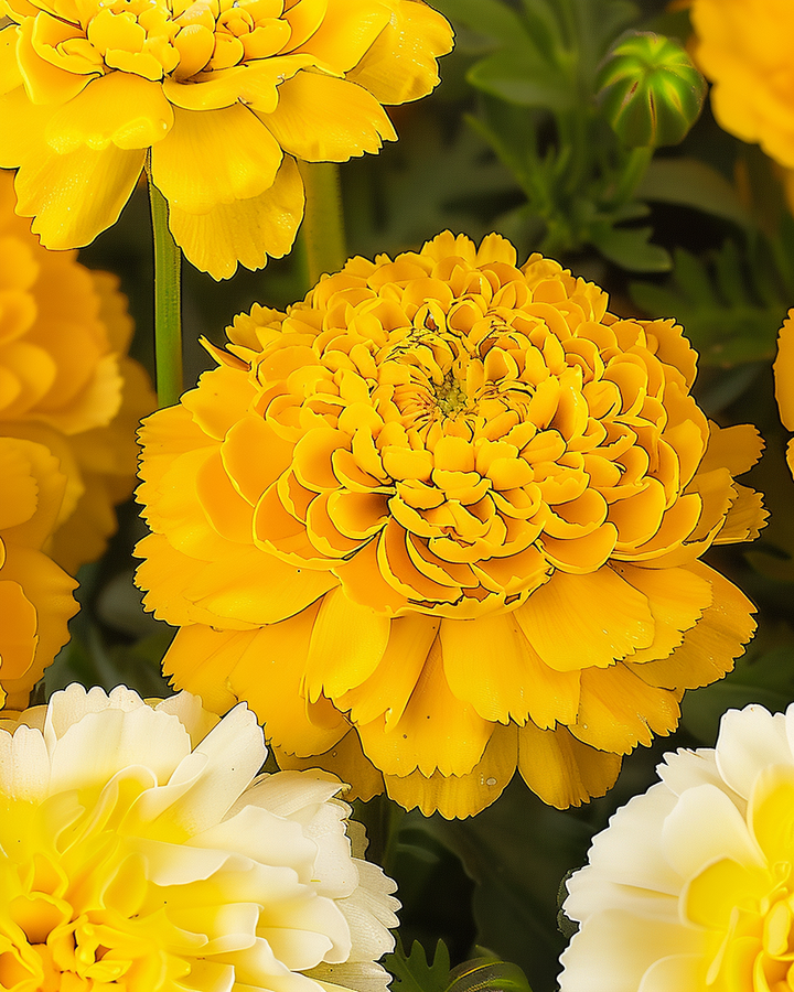 Double-flowered Marigold Seeds Chrysanthemum Coronarium Mixed Variety