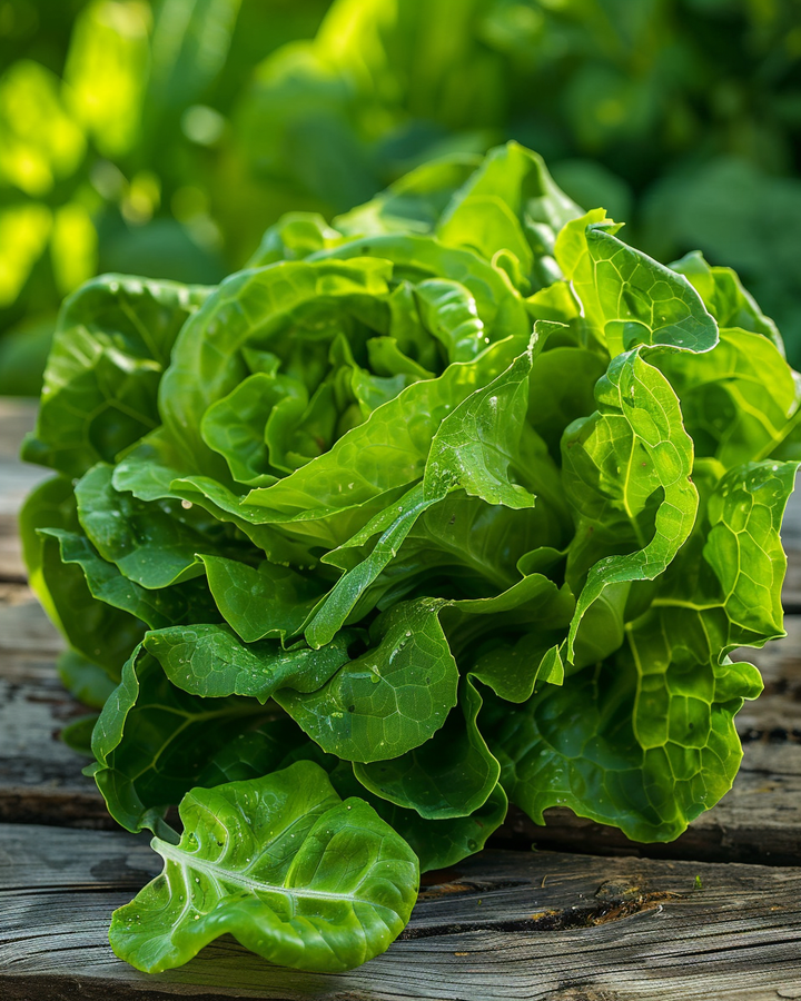 Organic Butterhead Lettuce May Queen Seeds Lactuca Sativa