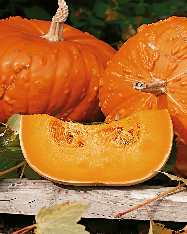 Ornamental Pumpkin Seeds Golden Hubbard Cucurbita Maxima Orange Fruits